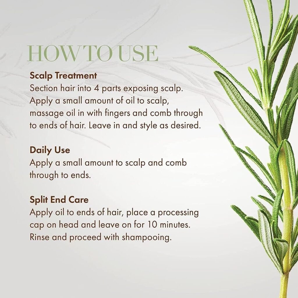 Rosemary Mint Hair oil